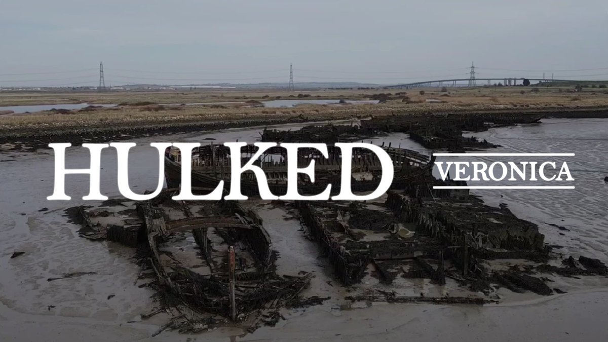 The two great rivals - Veronica and Sirdar - enjoyed some fantastic tussles and now lay only a few yards from one another in a race to be the first to completely disappear.

Link to video:
youtube.com/watch?v=qWyY7O…
-
#ThamesBarge #SailingBarge #NationalHistoricShip #Kent #Sailing