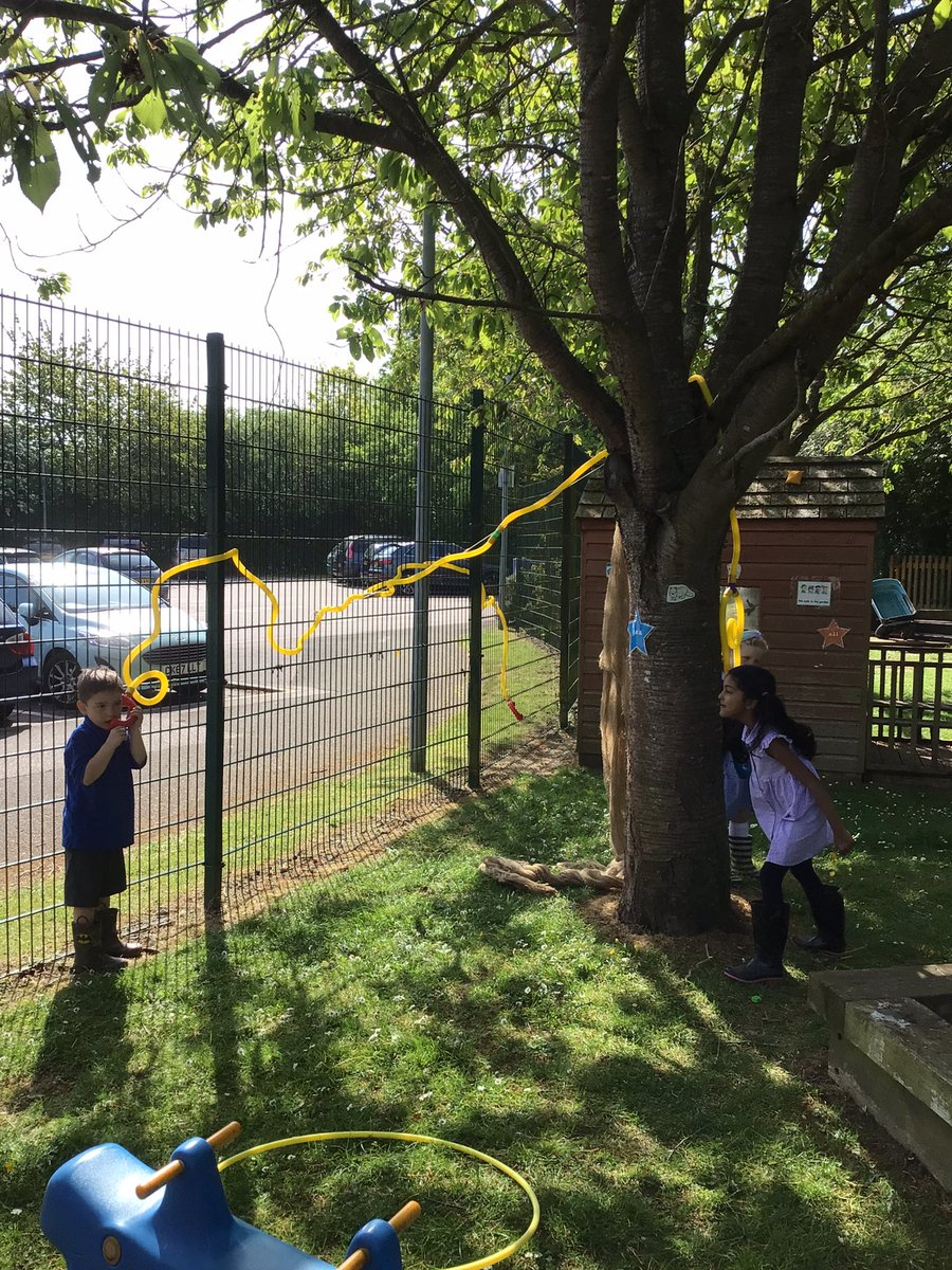 OWPS_fs's tweet photo. There’s excitment in the FS today! We have some new toys to play with- These telephones are brilliant! #eyfs #owpseyfs https://t.co/0sveMTMCY9