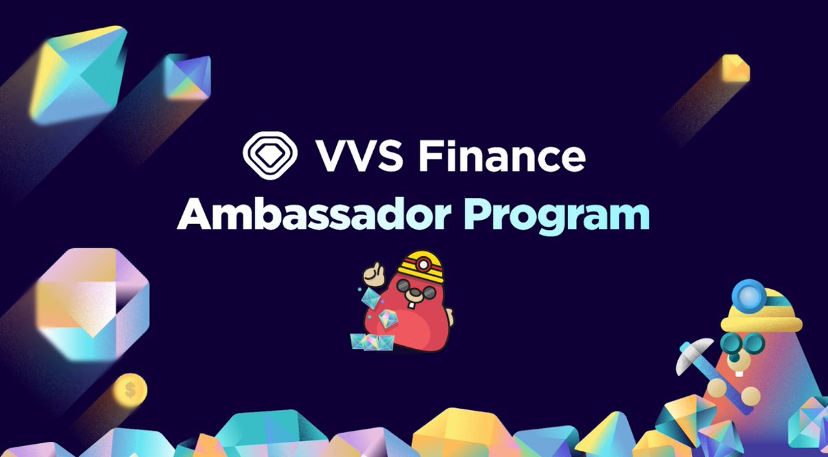 VVS_finance's tweet photo. Are you an active supporter of $VVS Finance? Want your voice to be heard by the team, and help grow our communities?

If so, Miner Mole wants you to join the VVS Finance Ambassador Program!

Find out more here 👇
https://t.co/tB5eEbUvP8 https://t.co/hapqwE2xHV
