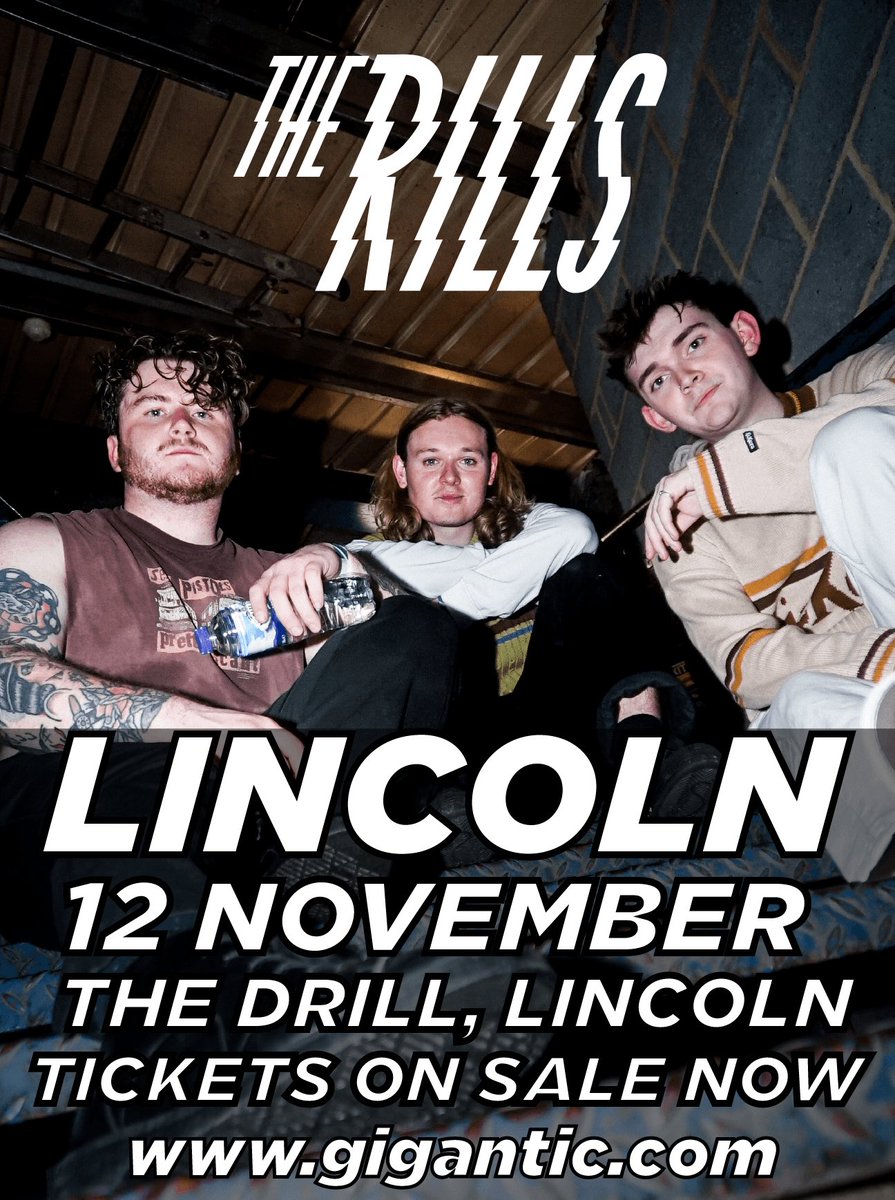 Lincoln headliner on sale now:
gigantic.com/the-rills-tick…

<a href="/BTWFestival/">BTW Presents</a> <a href="/LincolnDrill/">Lincoln Drill</a>