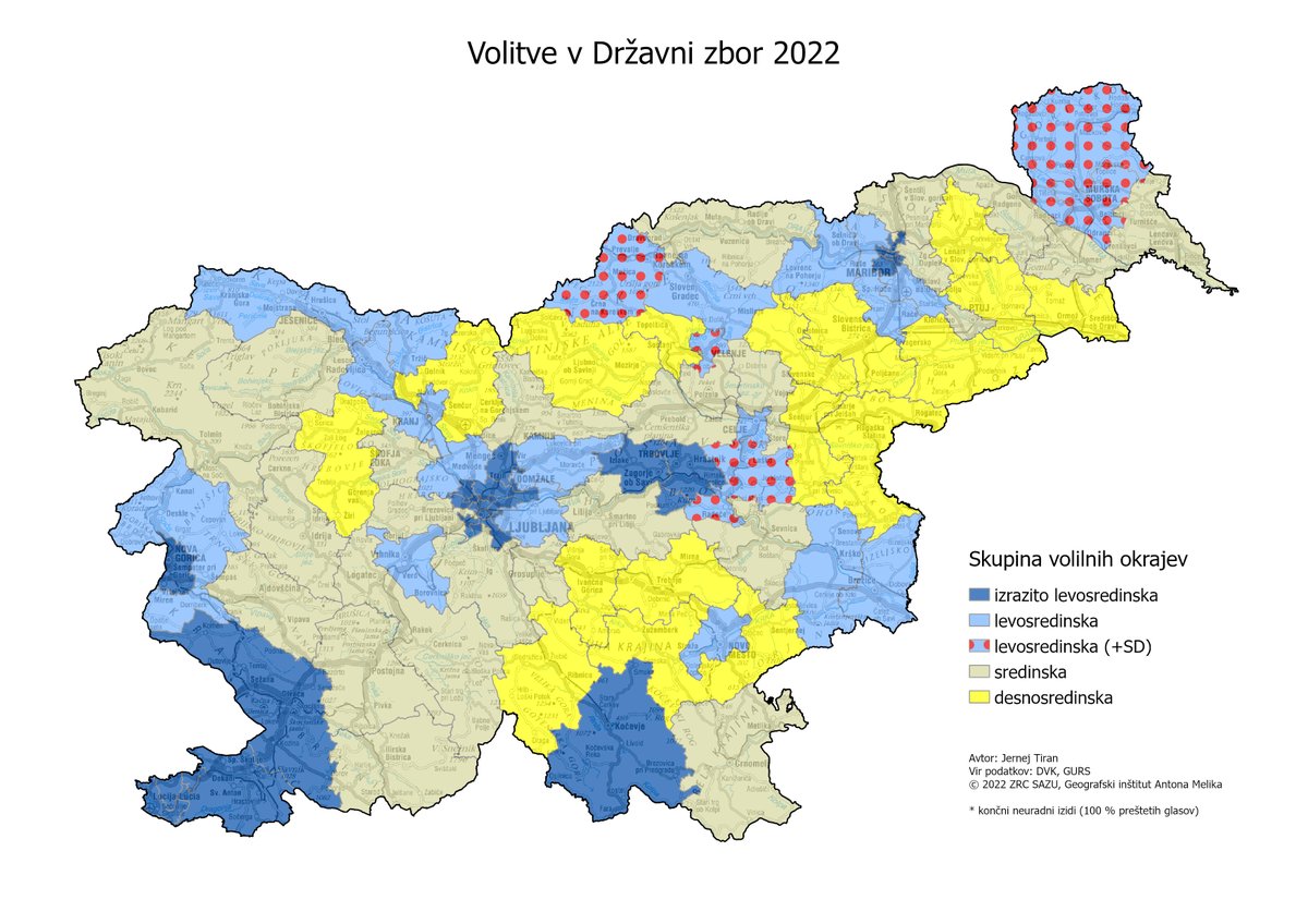 metinalista's tweet photo. Posodobili smo analizo glede skrite geografije parlamentarnih #Volitve2022, ki jo je pripravil @jernejec. Dva nova zemljevida!

https://t.co/xUO7Qikp6p https://t.co/3hvwiTJffG