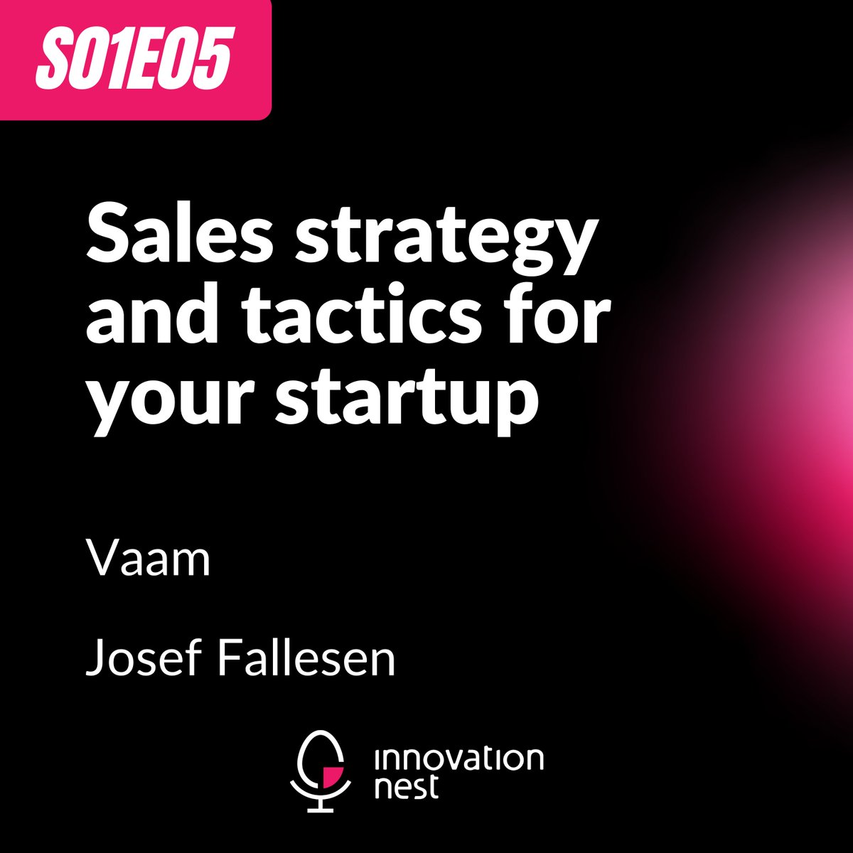 🔅The sunny weekend of May is the perfect time for another dose of knowledge with the Innovation Nest podcast 

🎙️Link: anchor.fm/vc-in-conversa…

In this episode, Josef Fallesen from Vaam shares his sales expertise and explains how to properly start a relationship with a customer