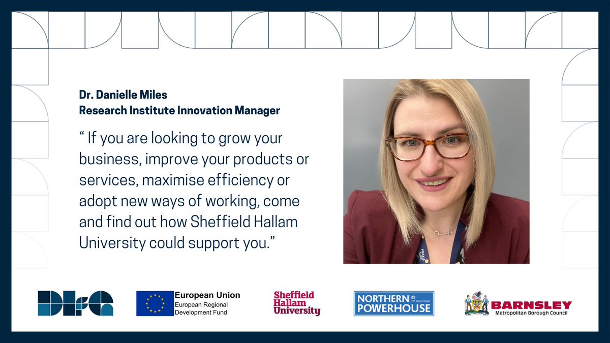 Digital Innovation for Growth (@difgproject) on Twitter photo Are you looking for ways to grow your business?
<a href="/Dr_D_Miles/">Danielle Miles</a> will be leading a number of sessions as part of next weeks #SheffDigiFest. Come along to find out about the range of business support programmes we have available.
Book here👉bit.ly/3waQkYI Are you looking for ways to grow your business?
<a href="/Dr_D_Miles/">Danielle Miles</a> will be leading a number of sessions as part of next weeks #SheffDigiFest. Come along to find out about the range of business support programmes we have available.
Book here👉bit.ly/3waQkYI