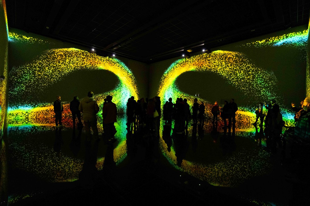exaltiafr's tweet photo. Happy #FluorescenceFriday !
Human Brain Bloodflow in action at #CellImmersion exhibition (Bassins des Lumières, Bordeaux)🧠🔬✨
Images by @AlexandreDizeux and @TanterM (@Inserm @CNRS @PhysMedParis) https://t.co/LDjG4woOw7