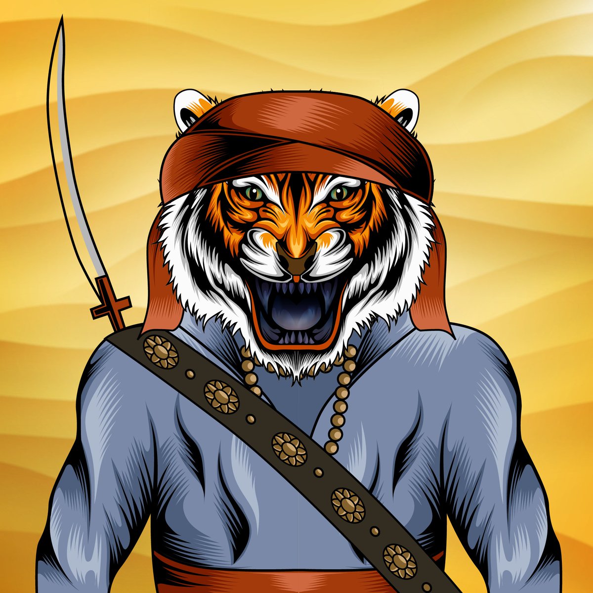 warrior_tigers's tweet photo. The Warrior Tigers, an army of five clans have
come together to fight the ultimate war against
the most powerful demon in their universe.
Manifesting as 8,888 carefully handcrafted NFTs
with unparalleled power. Their universe  is in turmoil and this is their last fight to save it https://t.co/xVULE2esVY