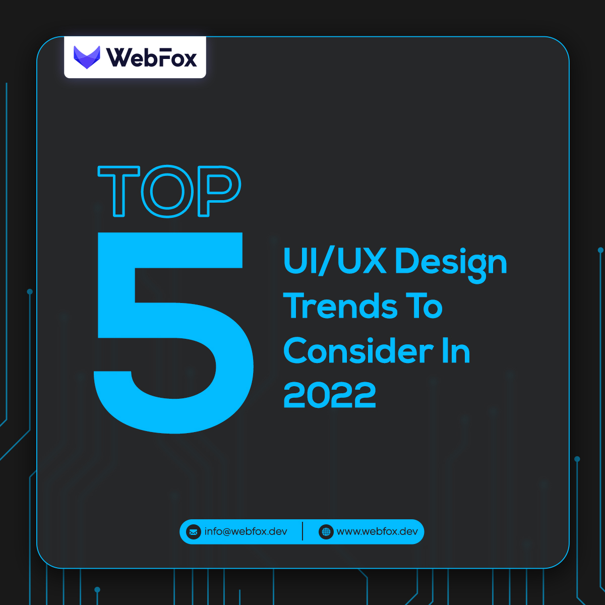 WebFoxx's tweet image. User expectations change with time and online trends lead to changes in UI/UX design standards to cater to the changing expectations of the users to offer an excellent user experience.
#UXWebDesign #UXWebsiteDevelopment #UIdesign #UXdesign  #USA #Canada #UAE