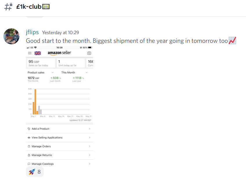 Six days into the month of May and our members are already smashing it 🚂

Want to join our community of resellers? 

Click here: bit.ly/TheGravyTrainU…