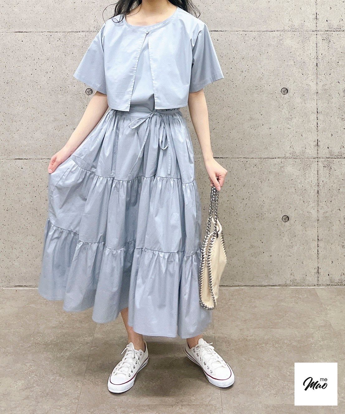 19mall Official プチプラのあや さんプロデュースブランド Mao Me の新作ワンピース ショート丈トップスと ティアードワンピース がセットになっています なんとこちら6way 商品詳細は下のリンクから T Co 7en8gxrjul T Co