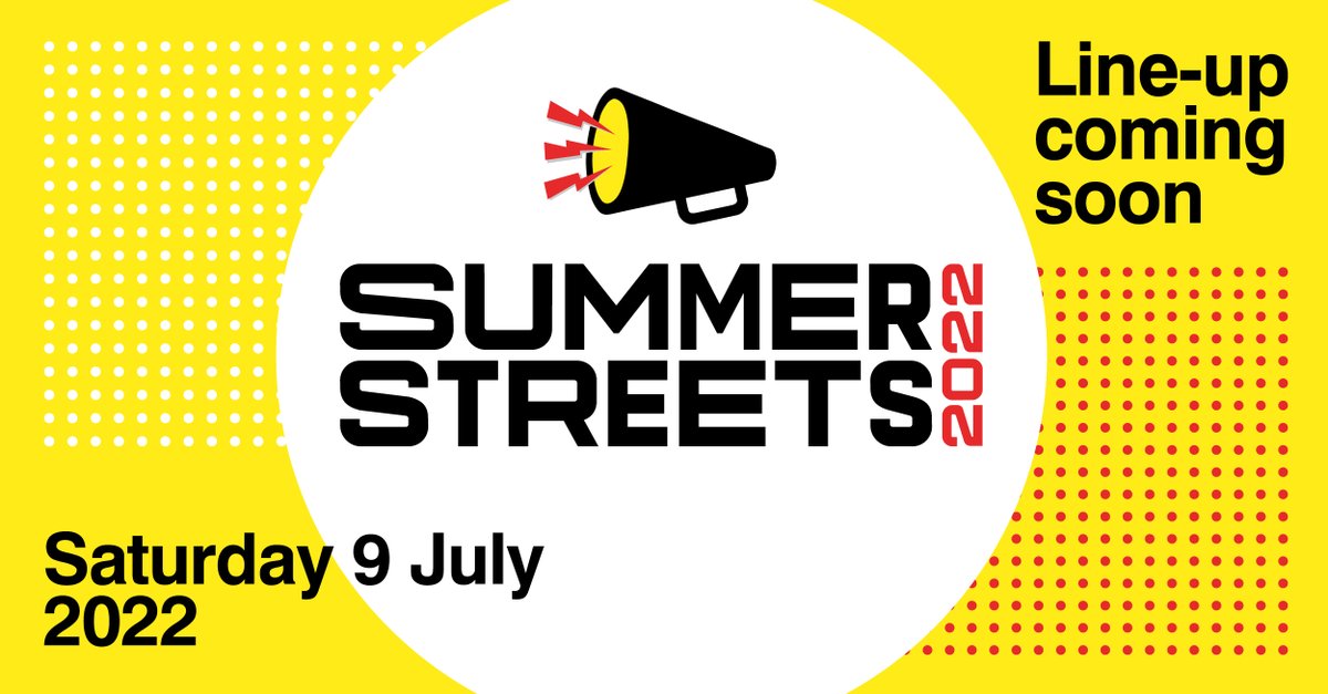 More news in the coming weeks, but delighted to announce that Summer Streets Festival will be back in Sunderland on Saturday 9th July!