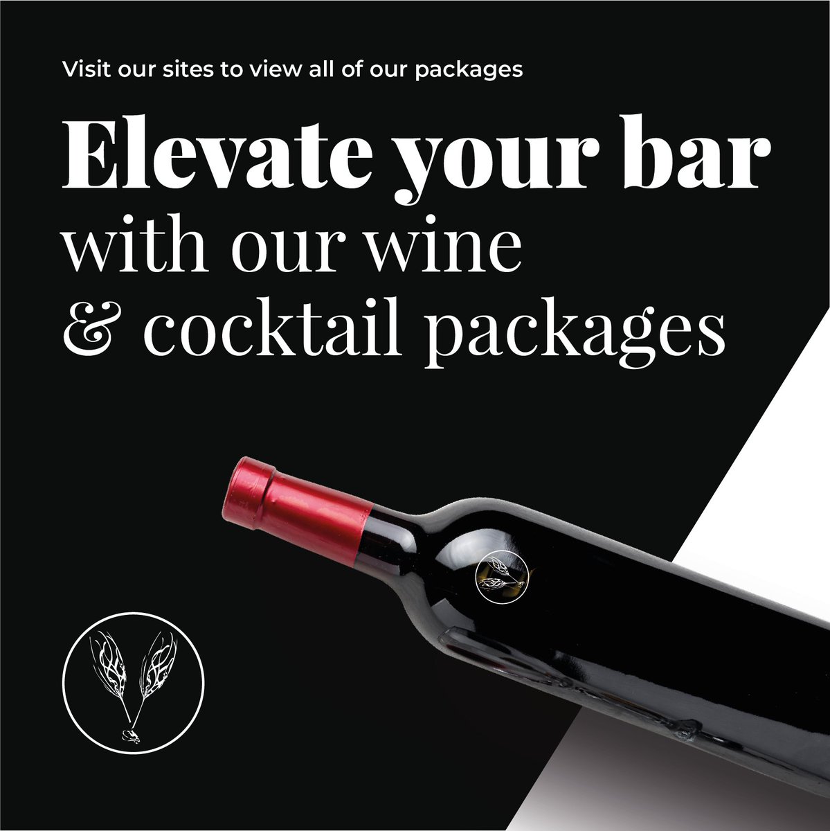 The fundamental aspect of any bar is of course, the beverages. We offer a variety of different packages for you to make use of, whether you’re looking for wine or cocktails. Get in on our package deals to help elevate your bar ▶️ bit.ly/3MMg5Fm  #wine #cocktails