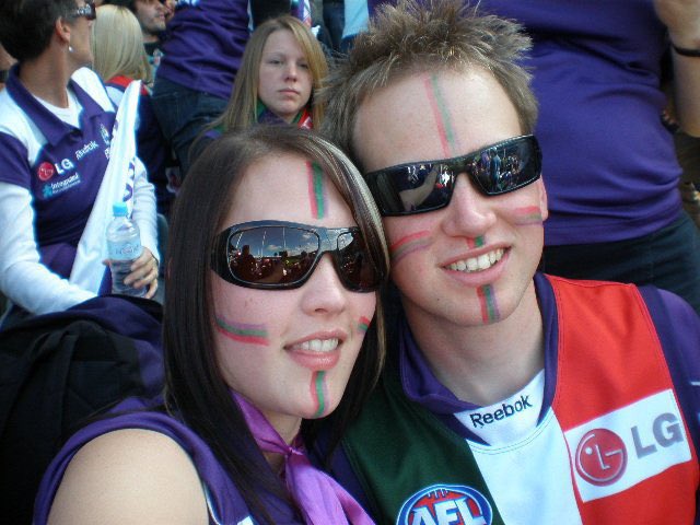 Simon_Dekker's tweet photo. 2008 derby, 2010 final vs hawthorn and 2017 last ever game at Subiaco oval #foreverfreo https://t.co/gqhEtvMemb