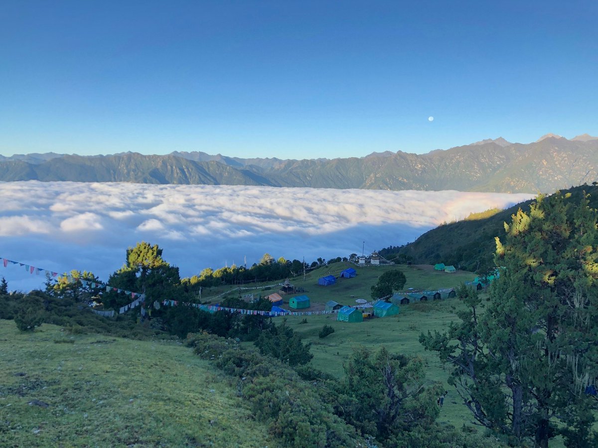 tourismbhutan's tweet photo. #Bumdra is a popular site for most locals for spiritual rejuvenation as well as for the beautiful #hike into the beauty of the sweeping meadows and landscape. It is located about 3800 meters above the sea level in #Paro #Bhutan
(Picture Courtesy: Pema Choden Tamang, TCB) https://t.co/flzALHU1Ve