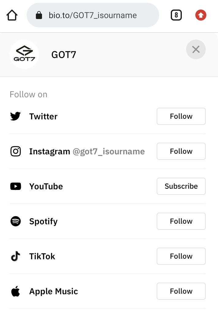 _ahgachella's tweet photo. Officially tagging GOT7 new twitter account

#GOT7 #갓세븐 @GOT7

Clink the link on thier bio to follow all official accounts https://t.co/zlWnUlKdSk
