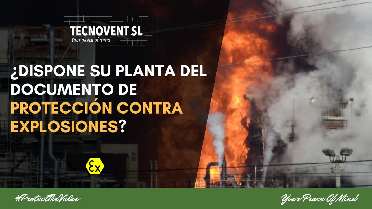 Tecnovent_SL's tweet photo. Tanto si lo tienes o como si no en Exposolidos te ayudamos con la implementación del documento de protección contra explosiones.

Ven al stand E193 y concertamos una cita.

#ProtectTheValue #YourPeaceOfMind https://t.co/2DyGLXM6lY