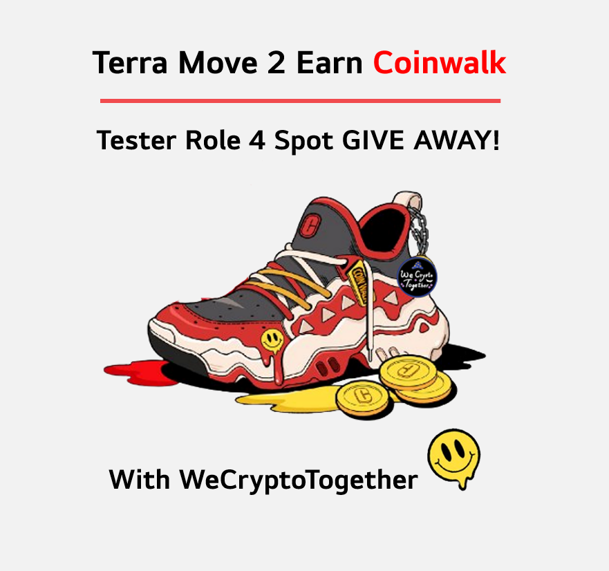 ∑:✳️ Wecryptotogether (Ø,G) ꧁IP꧂(🔴,💊) (@edward__park) on Twitter photo 🎁Tester role for WL Give away🎁
COINWALK M2E of Terra Mainnet👟🌒
Ends in 5/8 23:59 kst
✅ LIKE + RT with Tag 3 Friends + FOLLOW <a href="/Edward__Park/">✳️ Wecryptotogether(✧ᴗ✧)🔆🐙</a> & @CoinWalk_
✅ Join Discord & Telegram
discord.gg/coinwalk
t.me/WeCryptoTogeth…
✅ Google form link
forms.gle/21RsQA4oMDuYJV… 🎁Tester role for WL Give away🎁
COINWALK M2E of Terra Mainnet👟🌒
Ends in 5/8 23:59 kst
✅ LIKE + RT with Tag 3 Friends + FOLLOW <a href="/Edward__Park/">✳️ Wecryptotogether(✧ᴗ✧)🔆🐙</a> & @CoinWalk_
✅ Join Discord & Telegram
discord.gg/coinwalk
t.me/WeCryptoTogeth…
✅ Google form link
forms.gle/21RsQA4oMDuYJV…