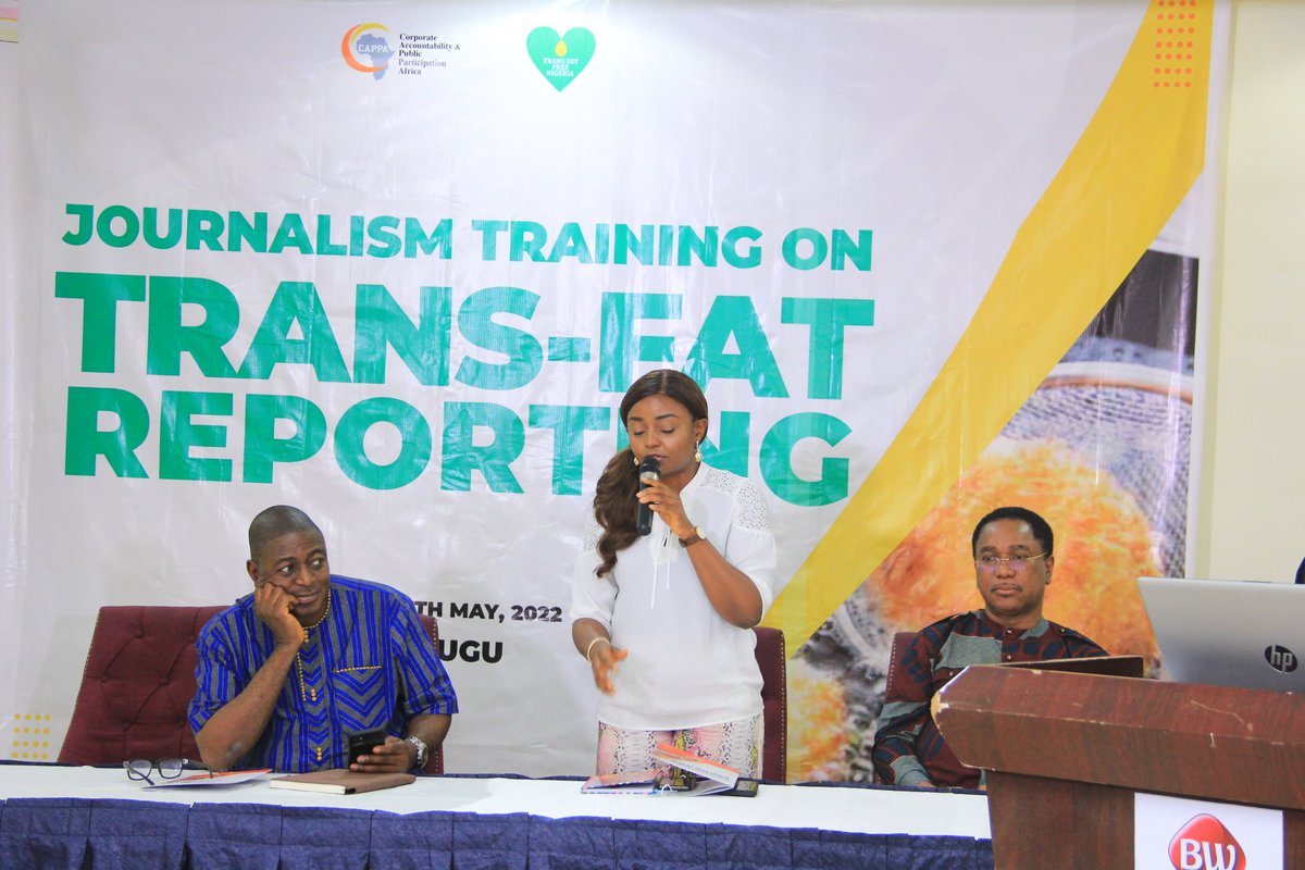 <a href="/JAmafah/">Joy Amafah</a> acknowledges the good work done by <a href="/CAPPAfrica/">C A P P A</a> and <a href="/NhedNigeria/">NETWORK FOR HEALTH EQUITY AND DEVELOPMENT</a> towards a #TransfatFreeNigeria in her goodwill message on behalf of <a href="/IncubatorGHAI/">Global Health Advocacy Incubator</a>.