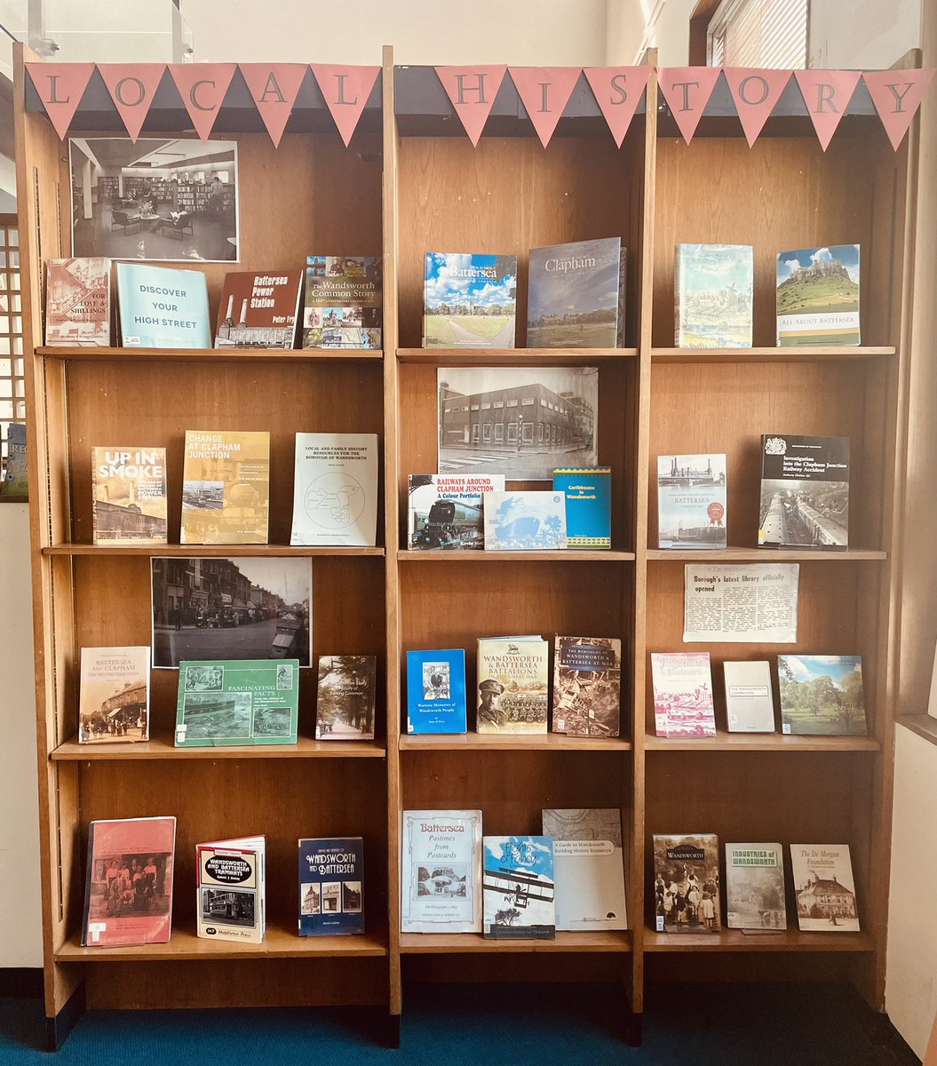 NorthcoteLibra1's tweet photo. @NorthcoteLibra1 is celebrating Wandsworth’s local community and history this month. Come and learn more about the place you call home! Thanks to @Better_WHS for the amazing archival material😊 #localcommunityandhistorymonth #sw11 #battersea #Wandsworth https://t.co/1RU7Gq3ePm