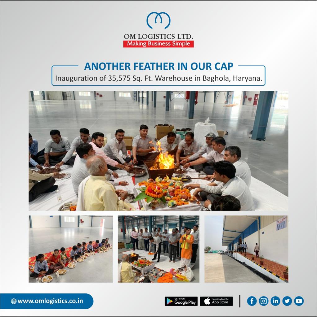 OmGroupOfficial's tweet photo. Another feather in our cap. Snippets from inauguration of our new warehouse in Baghola, Haryana, which will address the emergent requirement of customers, and shall assist in the growth of businesses. Wishing all the very best to the people concerned, who made this happen.

#OLL https://t.co/OKYkHmgdnO