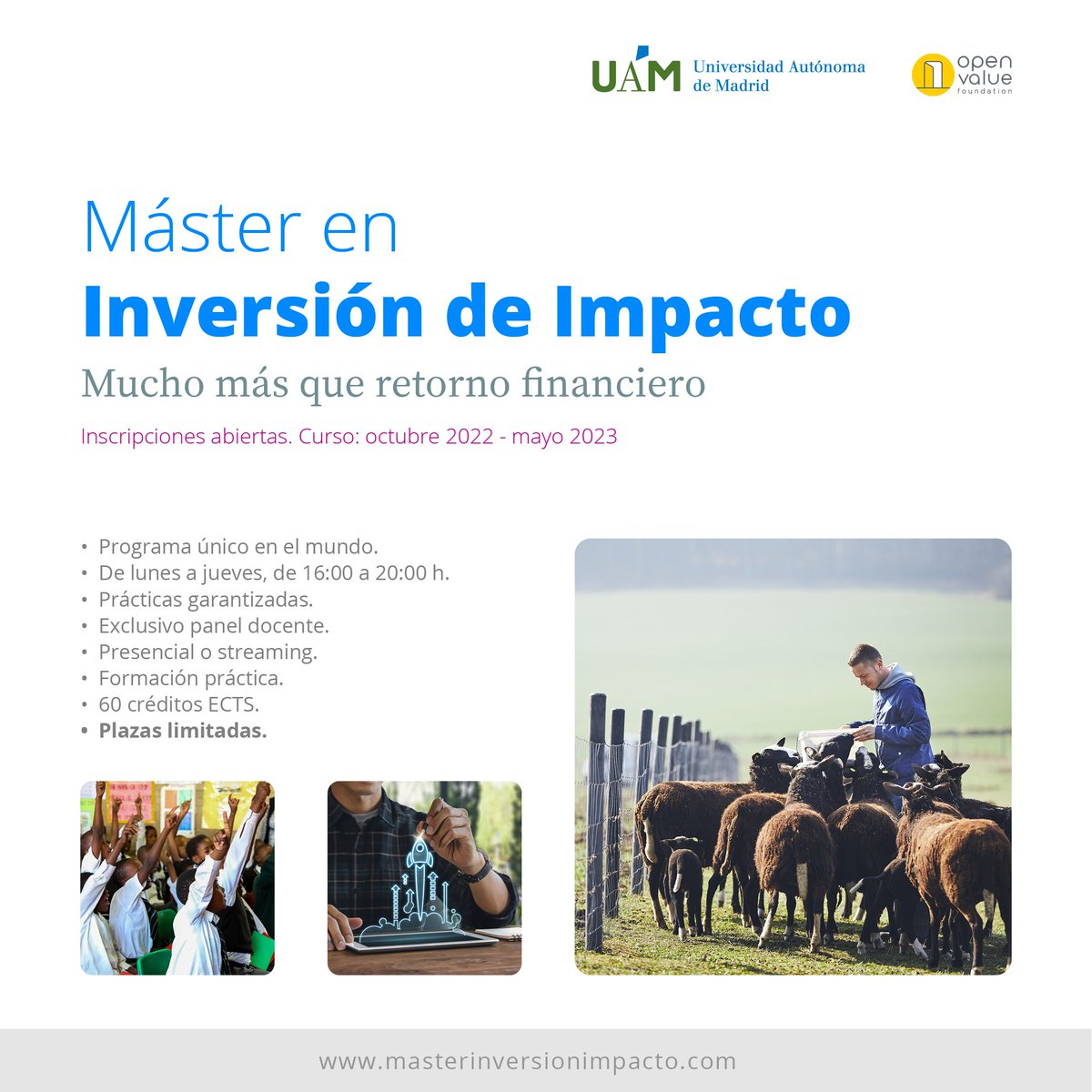 impacto_uam's tweet photo. Si quieres orientar tu carrera profesional hacia la #inversióndeimpacto, este es tu máster. 

Primeras plazas ya ocupadas.

https://t.co/NeTR3Kykuu

Visita este hashtag para consultar algunas preguntas frecuentes: #faqMIIUAM

#MIIUAM #MasterInversionImpactoUAM #ESG #fintech #UAM https://t.co/XCR5rx6rWF