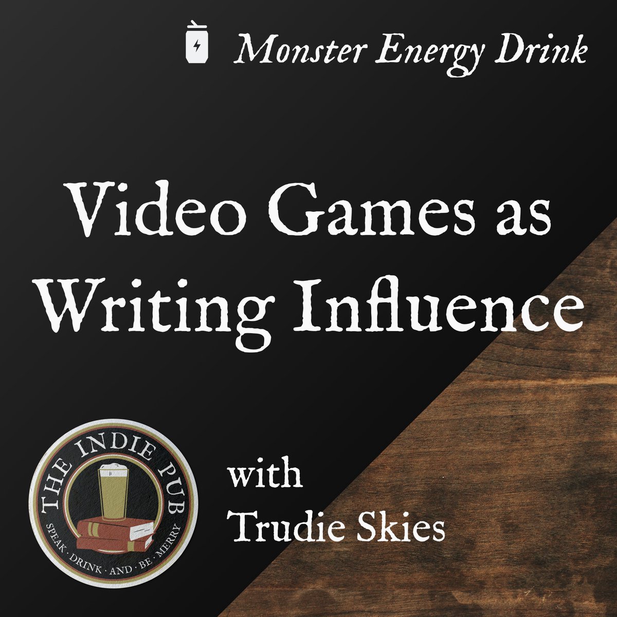TheIndiePub's tweet photo. This month @TrudieSkies and I power-up with some mango monster energy drinks and discuss video games as influence on our writing.

Find us on your favorite podcast platform or on YouTube. https://t.co/VL6paPUgu7 
#podcasts #WritingCommunity https://t.co/u2xDOyHo4M