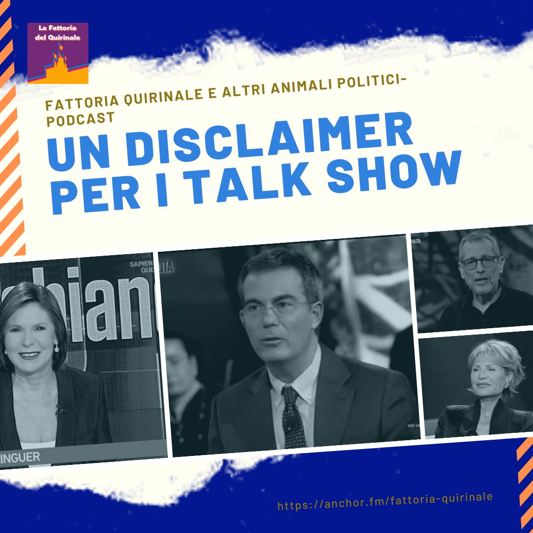 StrampV's tweet photo. In caso di guerra: un disclaimer per i Talk show
Ascolta 🔊 https://t.co/ScrGC4meE1 

@ApplePodcasts @instagiac @VincentRusso01 #6maggio #dimartedi #cartabianca #ottoemezzo #ZonaBianca #Piazzapulita #PiazzapulitaLA7 #UkraineRussiaWar #spotifypodcasts https://t.co/bHEkWItcFG