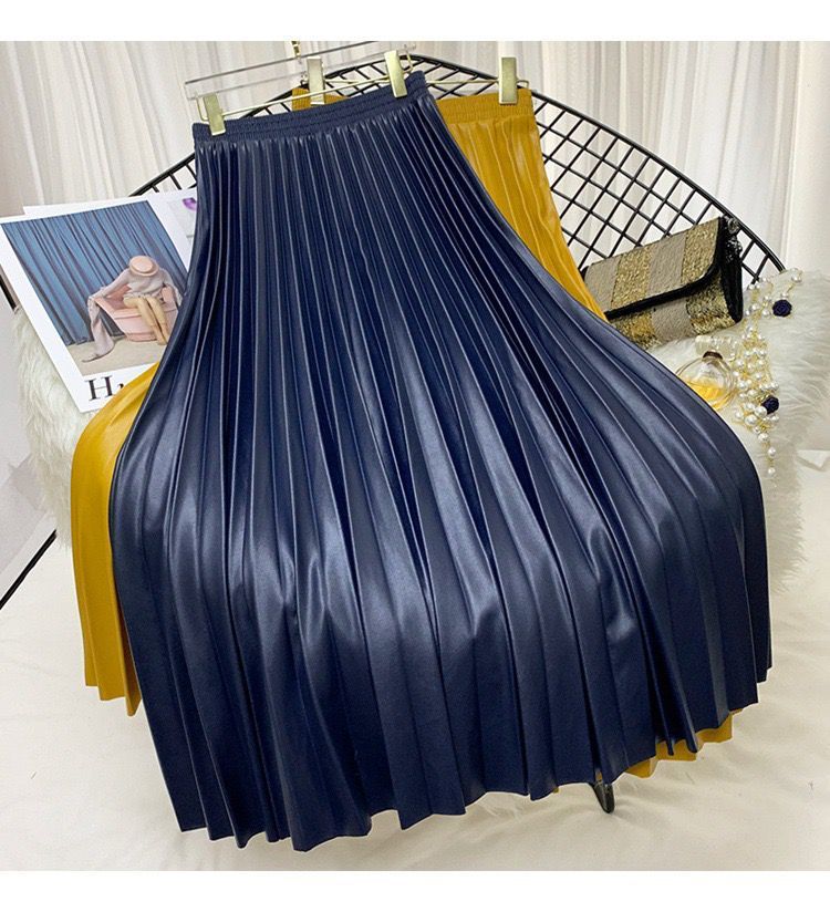 Luxury pleated leather  skirt

Free size to fit S M L XL XXL
(Uk size 6-16)

10,000