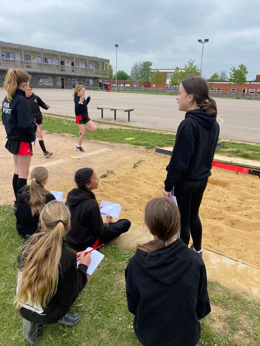 RBA_PEdept's tweet photo. Athletics with some numeracy &amp; literacy thrown in. ✖️➗📖➖👩🏼‍🏫 #year6 #schoollife @robertbms https://t.co/cp4gTSOs2p