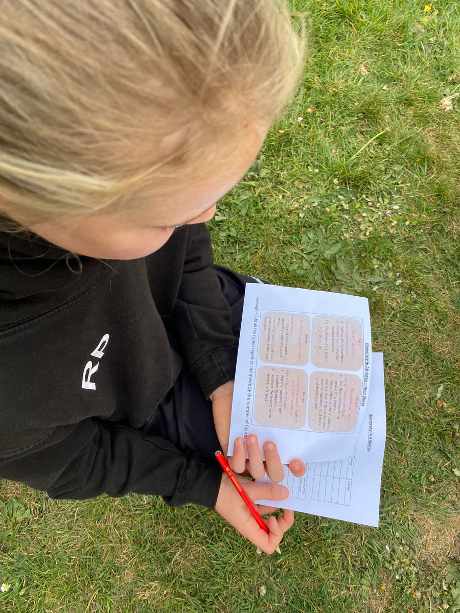 RBA_PEdept's tweet photo. Athletics with some numeracy &amp; literacy thrown in. ✖️➗📖➖👩🏼‍🏫 #year6 #schoollife @robertbms https://t.co/cp4gTSOs2p