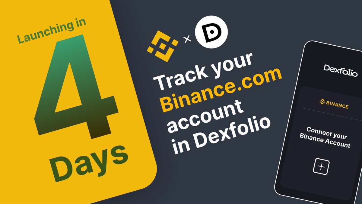 dexfolioapp's tweet photo. ⌛️Countdown!

https://t.co/4DaZFShLOO accounts tracking will be live in #Dexfolio in 4 days!⚡️

Can't wait! 🥳

#Crypto #Etherum #BNB #BNBChain #IoTeX #Polygon #CEX @binance https://t.co/qnsevEXlCW