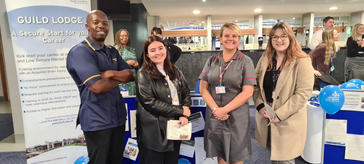 Occupational therapy students visiting our stall #teamguild <a href="/CzarinaKirk/">Czarina Kirk</a> @DebbieYoxall1
@jengardnerOT <a href="/FynnLindiwe/">Lindiwe Fynn</a> <a href="/Jamesharper15/">James Harper</a> <a href="/RebeccaKenyonOT/">Rebecca K</a> @MakingArtMarks
