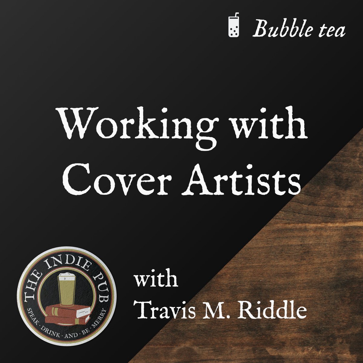 TheIndiePub's tweet photo. This month's episode is a go! @traviswanteat is in the pub with some bubble tea and some excellent advice on working with cover artists. 

Find us on your favorite podcast platform or on YouTube. https://t.co/IFnyIHOQvf

#podcasts #WritingCommunity https://t.co/bMSW5T2mIG