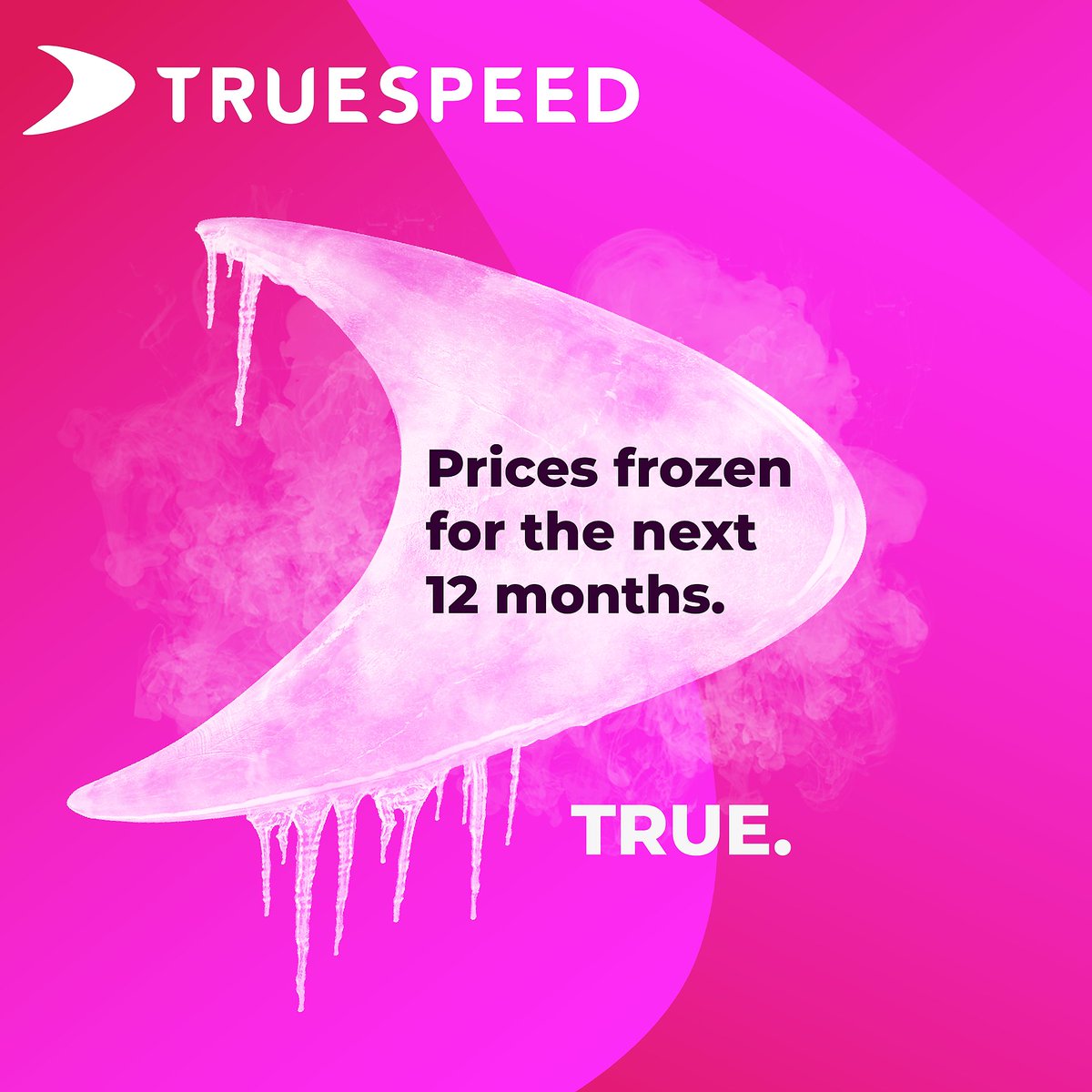 theTRUESPEED's tweet photo. We’re excited to announce our BIG broadband price freeze! To help ease rapidly rising living costs, we’re freezing prices for a full 12 months. Giving our customers peace of mind that they can enjoy ultrafast, reliable connectivity at stable and secure prices. https://t.co/9nTpqFmS7e