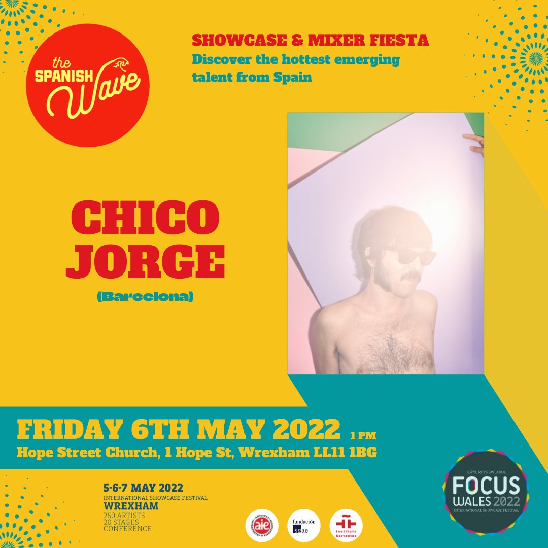 feverprod's tweet photo. 🤸🏼♀️ En breves momentos @soychicojorge, el proyecto personal del guitarrista Jordi Bastida, y primer fichaje del sello #MagicintheAirRecords, actúa en el showcase de #TheSpanishWave en el marco del festival galés @focuswales, en la iglesia Hope Street Church de Wrexham. https://t.co/V5bGTohACj