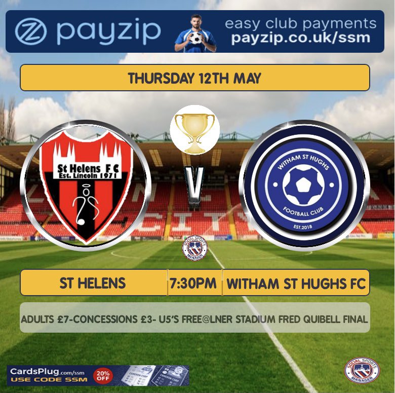 Less then a week to go until we face @withamsthughso1 in the Fred Quibell Final. Can we finish the season by doing the double?🔴⚫️