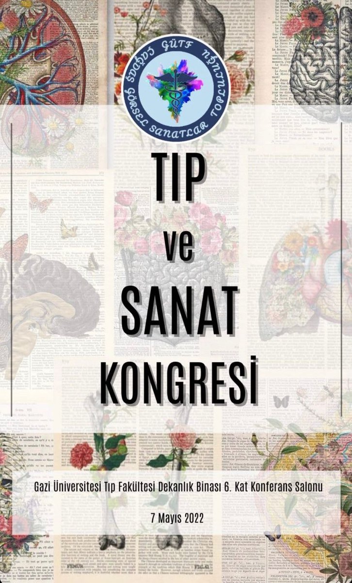 ankaratabipoda's tweet photo. Ankara Tabip Odası Yönetim Kurulu Üyesi Dr. Ümit Yaşar Öztoprak'ın "Hekimlerin Sergisi" başlığıyla konuşmacı olarak katılacağı "TIP VE SANAT KONGRESİ" 7 Mayıs 2022 tarihinde Gazi Üniversitesi Tıp Fakültesi Dekanlık Binası konferans salonunda gerçekleşecektir. https://t.co/U6JBz5jJ89