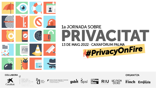 tonapou's tweet photo. Inscripcions obertes a #PrivacyOnFire!

Gràcies a @sailormerqury @gemmagaldon @e_paniagua! A @aaloy y @lauraduran80 les mans i el cervell i a @IB_Dona #DireccioInsularIgualtatIDiversitat #DGMAD @RiuHoteles @UHmallorca @apsl_web @GsBitBalear @caixabank

https://t.co/6jssuv6Mtw https://t.co/SJo6mtRpfE