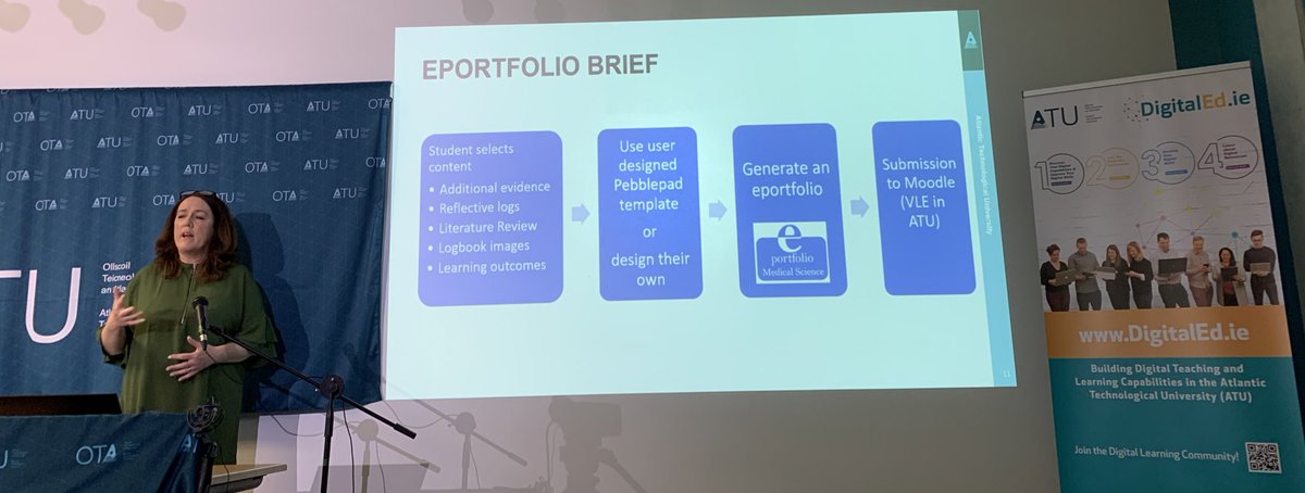 suebecks's tweet photo. Examples of @PebblePad eportfolio use and the importance of a brief for students to say what is expected. #DigitalEd22 https://t.co/dSX0GbPMS9
