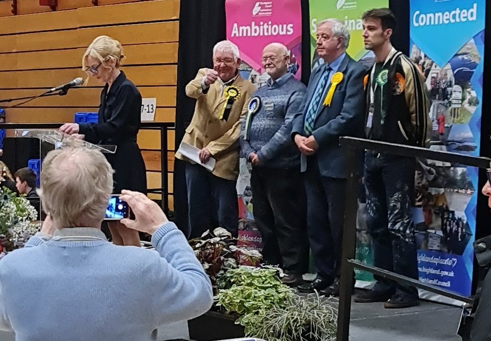 drewhendrygfg's tweet image. Congratulations to @BoydSNP our first declared @theSNP Councillor in @HighlandCouncil #Reelected #Council22