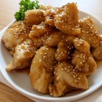 甘辛さがたまらない!レンジでできる、甘辛鶏むねチキン。