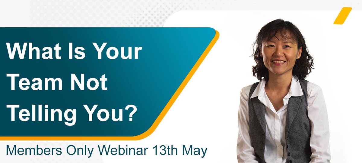 Why is team communication so hard?

Join Prof Christine Lai as she discusses some of the issues that underlie serious communication failures in KAM teams and indicates better ways to practice.

Members-only webinar, Friday 13th May. 

Register here: a4kam.org/webinar-inform…
