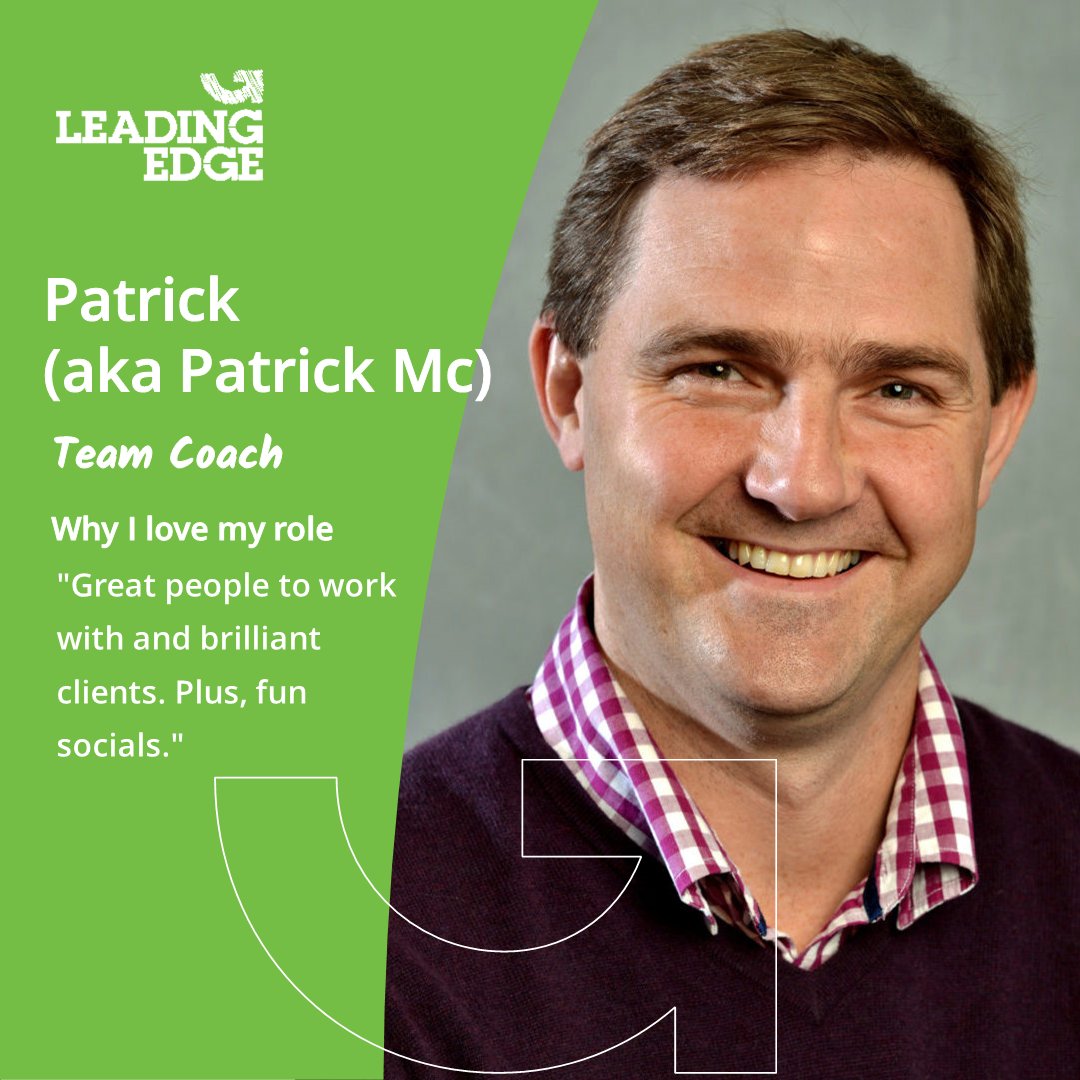 _Leading_Edge's tweet photo. Say hello to another amazing team member!
Patrick McMaster 👋 (aka Patrick Mc) is one of our Team Coaches and brings a wealth of experience to the role.
You can learn more about Patrick here... 
https://t.co/2H6K21vIYu

#leadership #coaching #performance #highperformance https://t.co/F1yUjiWuAT