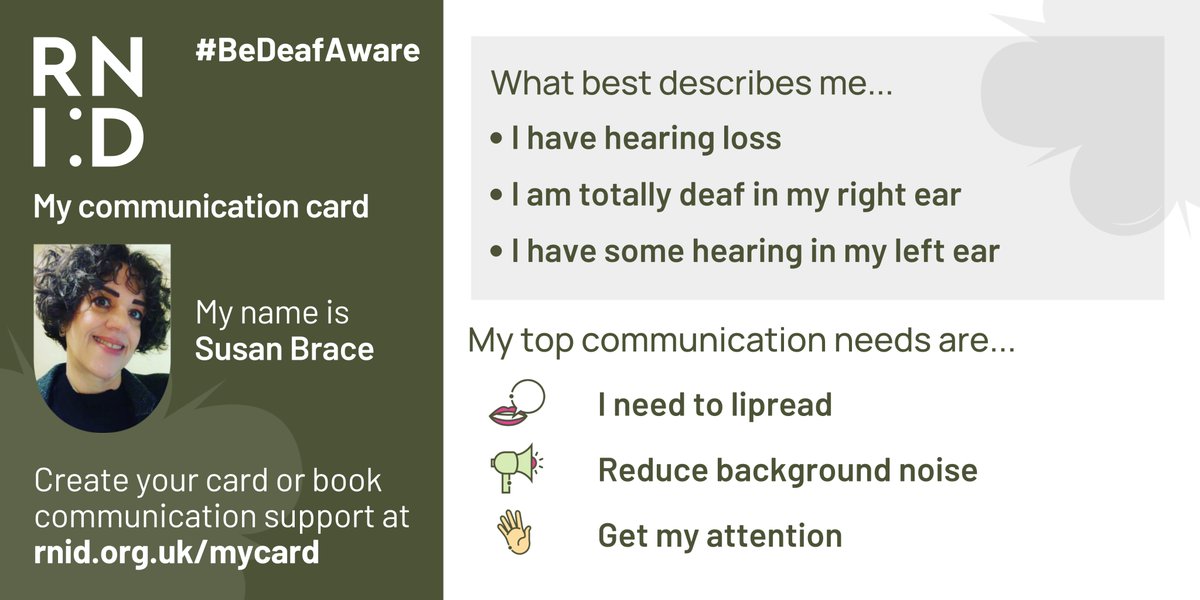 I'm using @RNID's communication card to advocate for my personal communication needs and help people #BeDeafAware. Visit their website to create your own card or click on the link below. share.brandstencil.com/rnid/001-comm-…