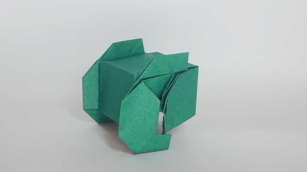 CIFP10's tweet photo. ■cube frog

久しぶりの折紙創作!!

#折り紙 #かえる https://t.co/gOCPAs03cO