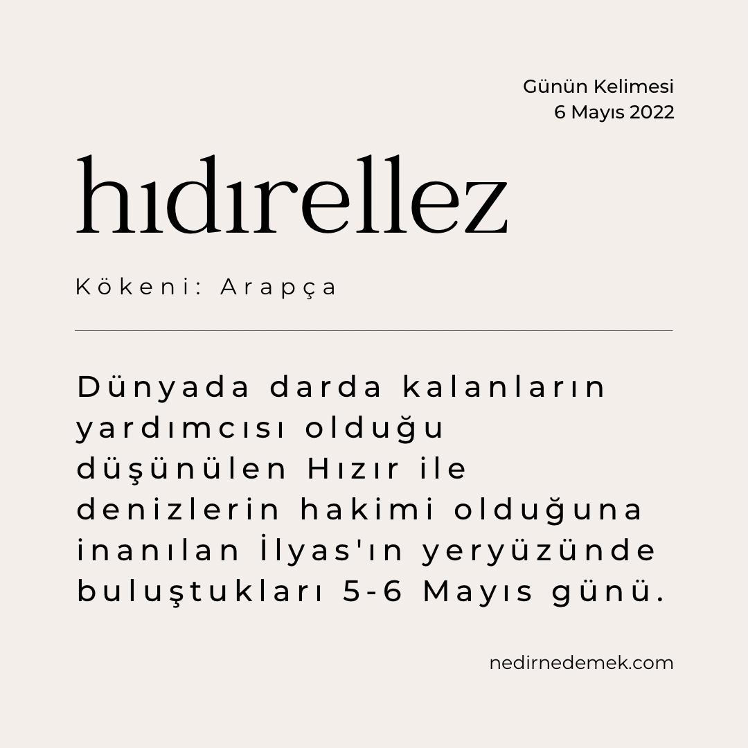 Nedirnedemekcom's tweet photo. Hıdırellez ne demek? #Hıdırellez

https://t.co/xvGAHR2dE3 https://t.co/3tP3SCsAQH