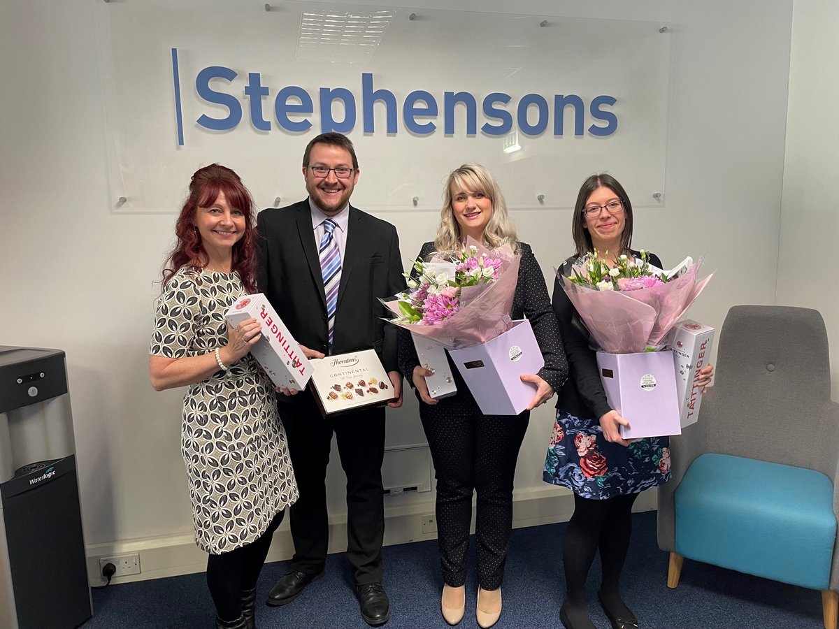 PIClaimsLaw's tweet photo. We are delighted to announce that we have promoted 3 members of our team to Senior Associates. Congratulations Steven Jones, Sarah Masters @SjMasters1 &amp; Katie Plappert! #promotion #celebrations #seniorassociate https://t.co/ijZfpmcVbZ
