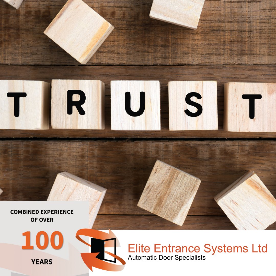With a combined experience of over 100 years, you can TRUST us to take care of your business entrance system needs...
Talk to our team here >> eliteentrancesystems.co.uk