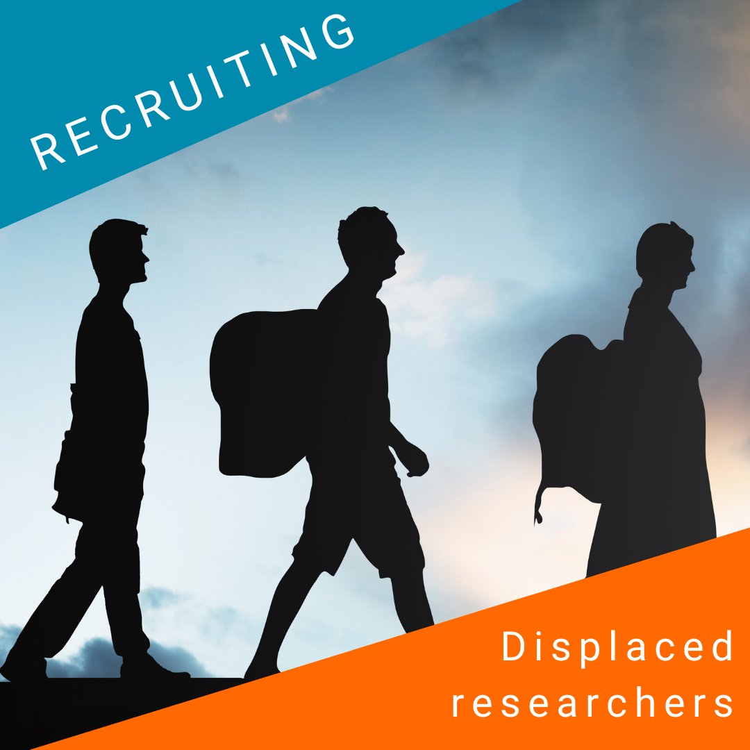 We have several opportunities for scientist refugees to join us.

These Fellowships are designed to facilitate the continuation of a research career for post-doctoral researchers who have been displaced by conflict.

Please share widely 
👉 ow.ly/UpcP50J11KL