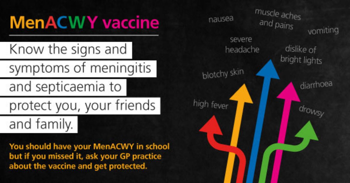 Clothes, bedding, stationary, jabs… don’t forget to get the #MenACWY vaccine before going to university to help protect you against Meningitis #ValueofVaccines nhs.uk/nhs-services/g…