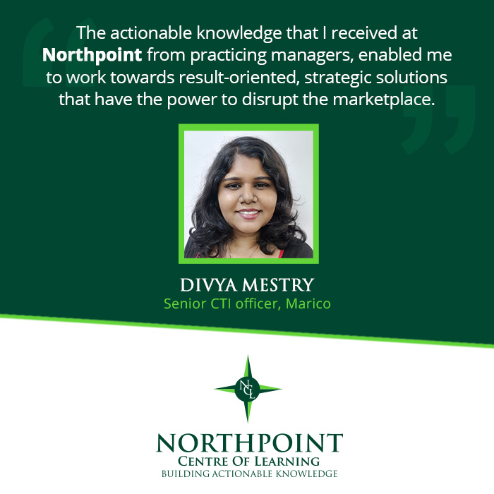 northpointindia's tweet photo. Over the past 20 years, #Northpoint alumni have made us proud through their achievements.
Divya Mestry, Senior CTI officer, Marico, talks about how learning at Northpoint has impacted her career

https://t.co/TPuWKFAMzD
Admissions Open for 2022-23  
#northpointcentreoflearning https://t.co/SaYILTkpn8