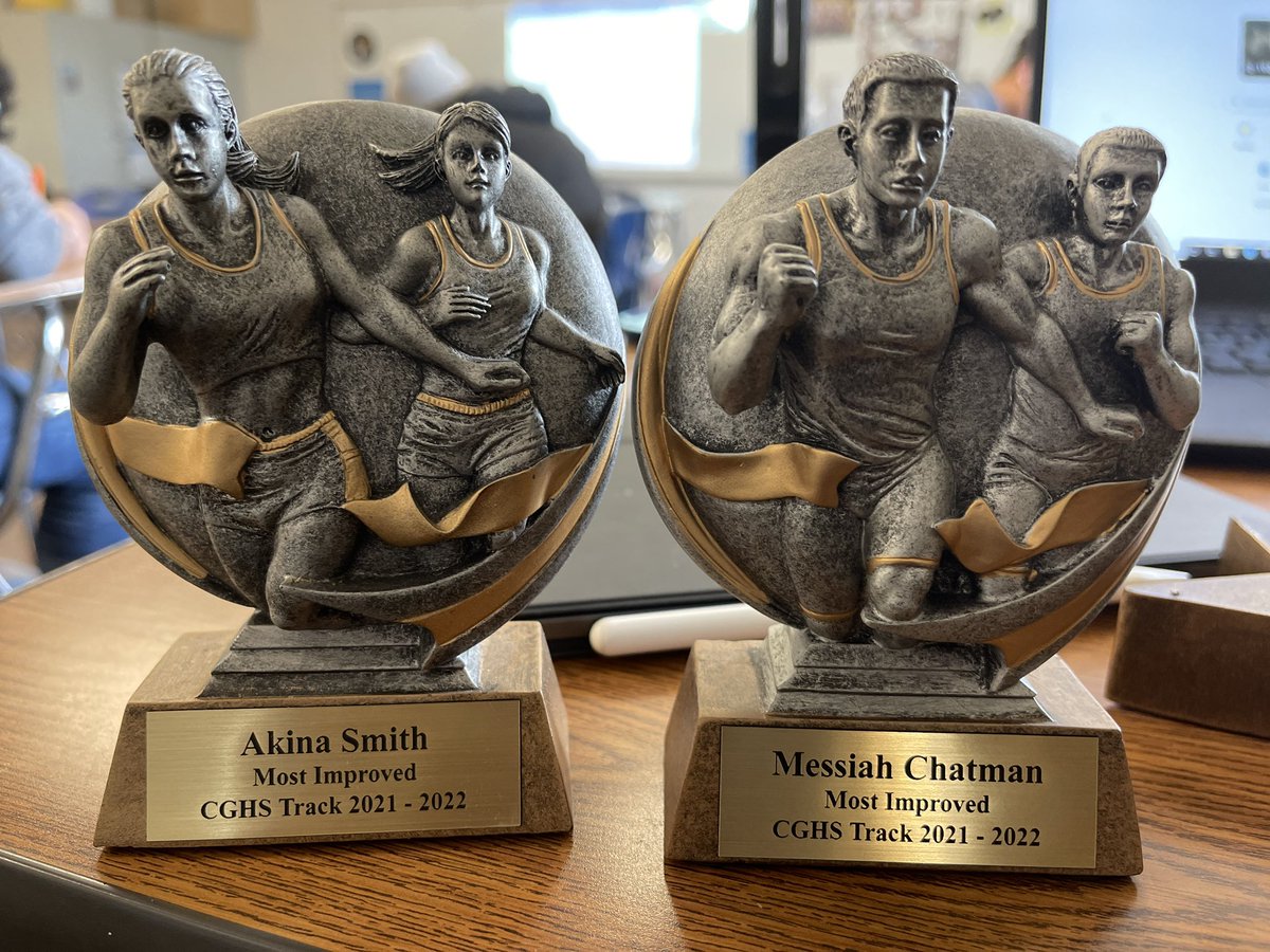 cghs_track's tweet photo. Thanks #pinehilltrophies for the medal gear.  You always take care of our kids. https://t.co/fAhJYZokTh